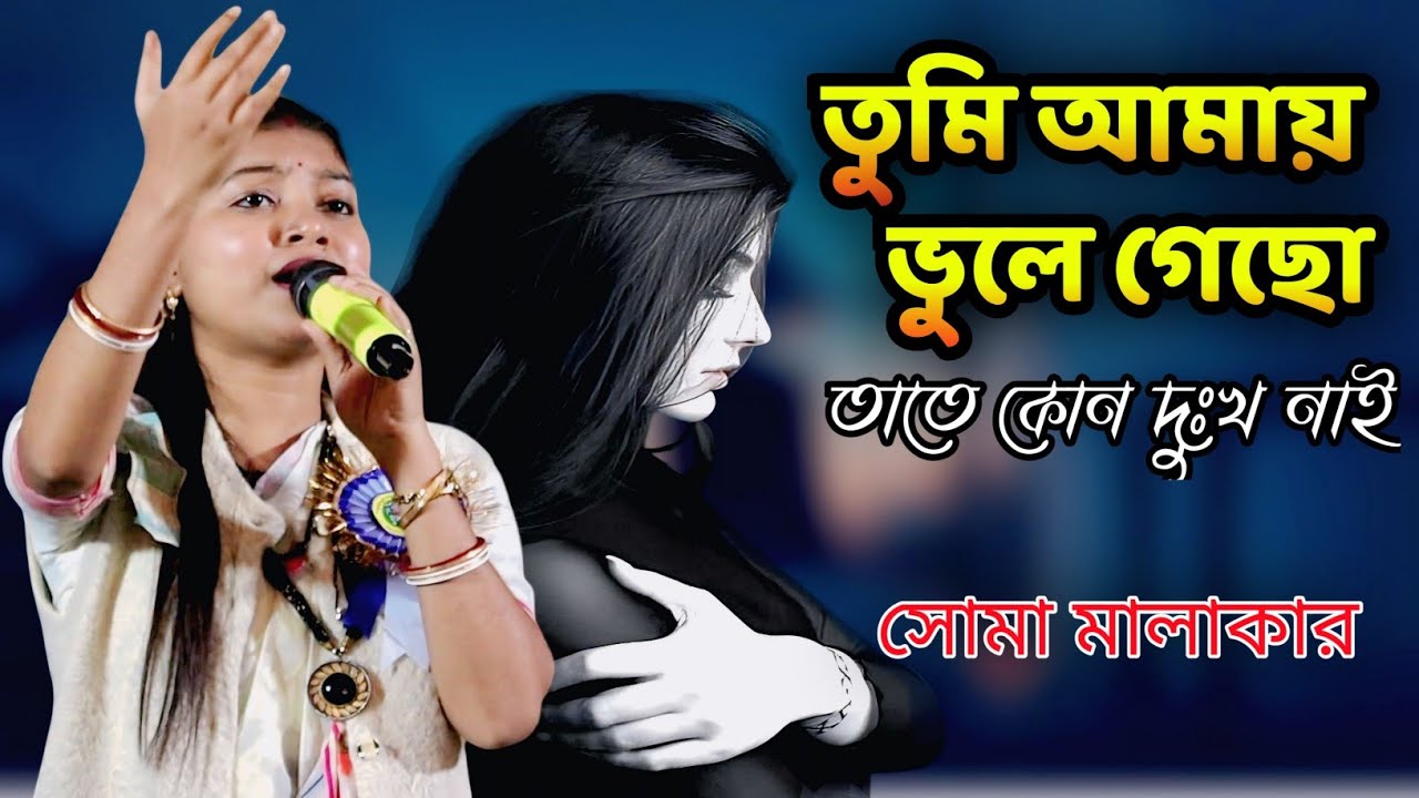 তুমি আমায় ভুলে গেছো তাতে কোনো দুঃখ নাই । সোমা মালাকার । Vule Jabo Amio Vebechi । Soma Malakar