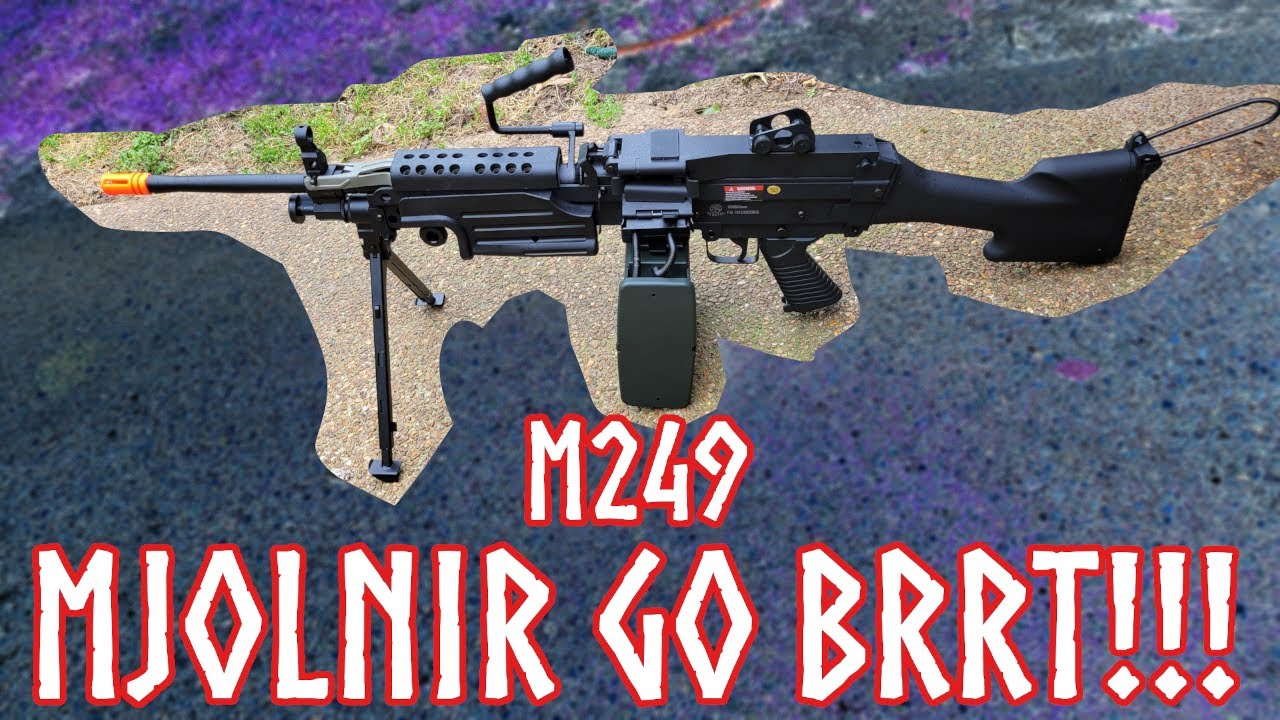 *UNBOXING* A&K M249 - MJOLNIR GO BRRRRT! - AIRSOFT REVIEW