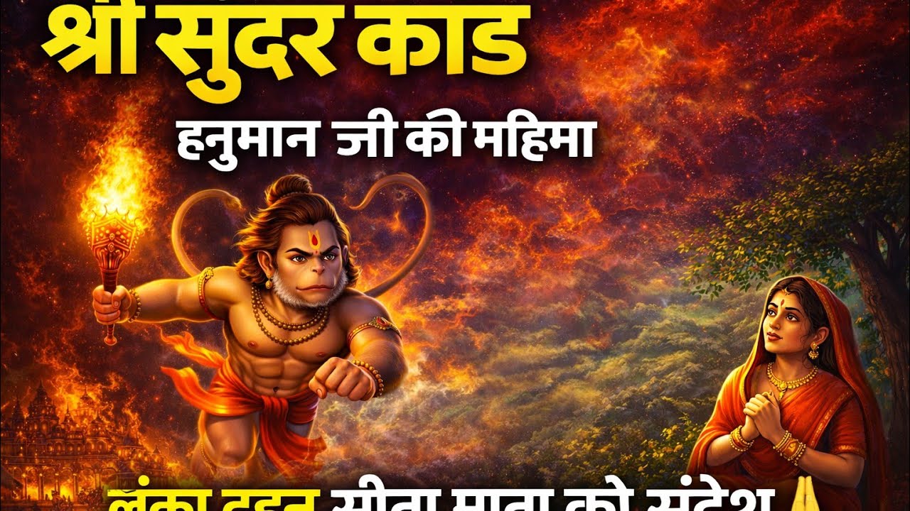 श्री सुंदर कांड | हनुमान जी की महिमा | लंका दहन और सीता माता को संदेश 🚩