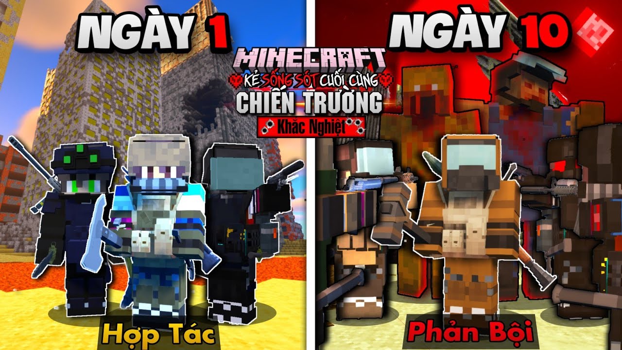 MINECRAFT NHƯNG NGƯỜI CUỐI CÙNG SỐNG SÓT TẠI CHIẾN TRƯỜNG KHẮC NGHIỆT NÀY SẼ CHIẾN THẮNG!