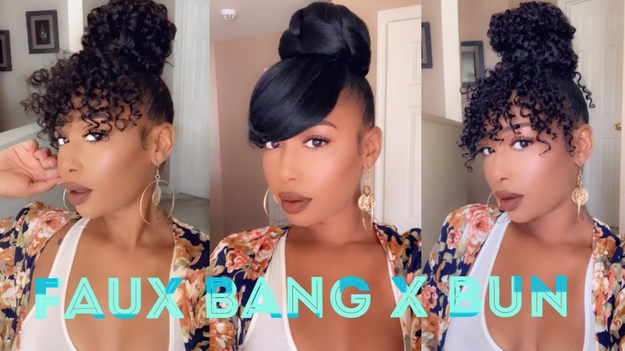 Faux Bang & Bun Lookbook| Ft. Glamourtress