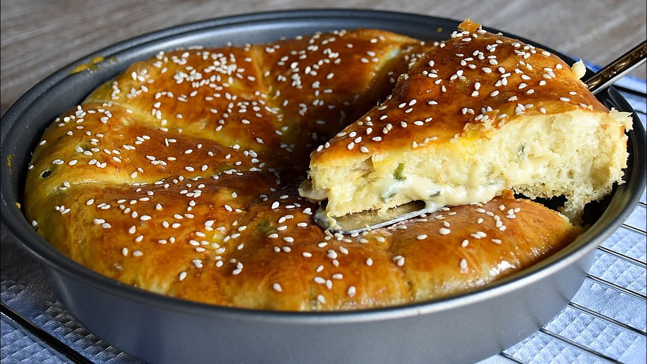 Garlic Cheese Bread - Soft Cheese Pie