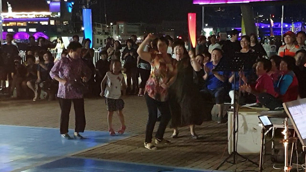 🌿전남대80학번후배들이 🎶그집앞 🕰19.08.04.🕺이순신광장 여수밤바다 낭만버스킹