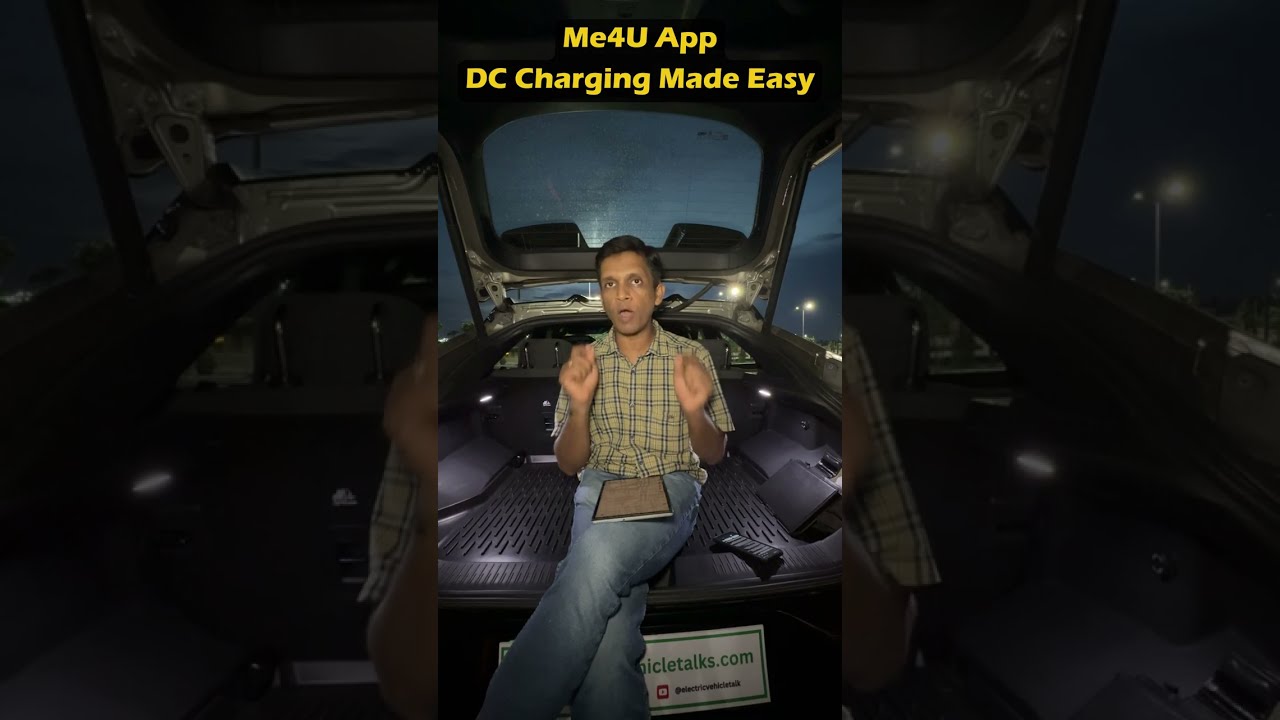 DC Charge EV Using Me4U App (Step-by-Step Guide) #electricvehicletalks #be6 #be6e