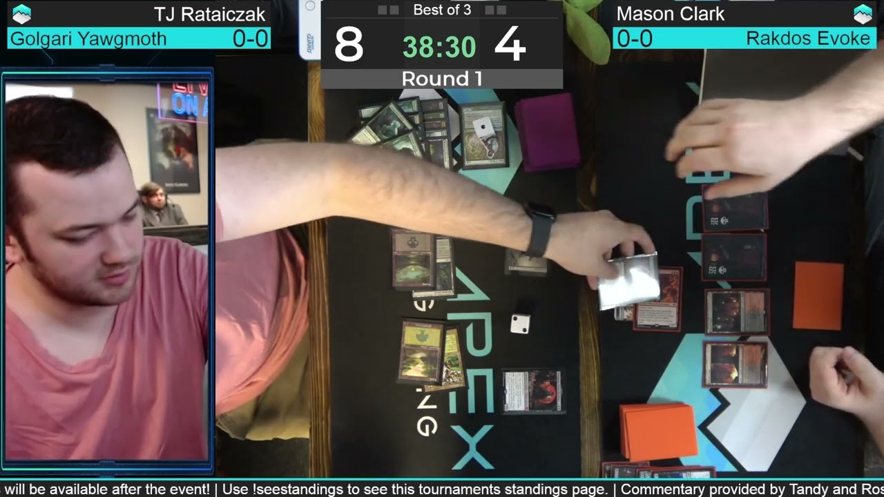 [9/9/23] $5000 Modern Open | Golgari Yawgmoth vs Rakdos Evoke | Round 1