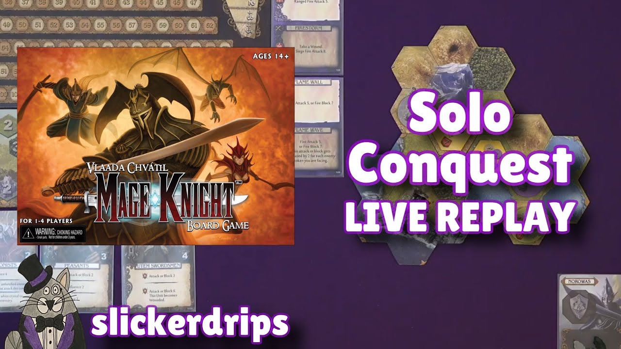 Mage Knight - Full Solo Conquest Playthrough