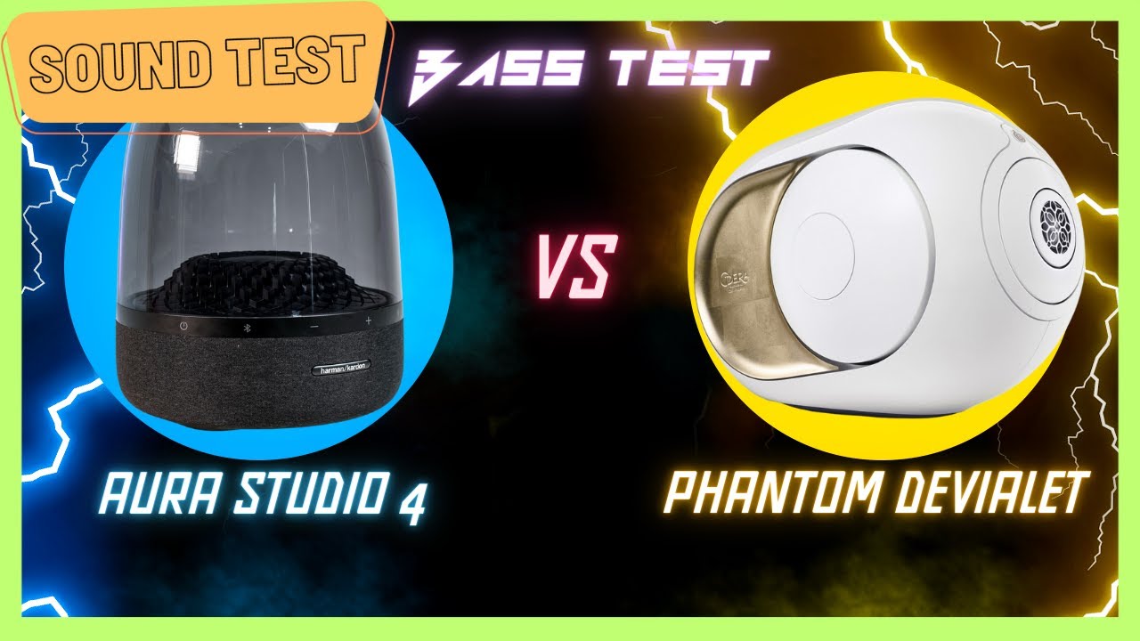 BASS TEST | Harman Kardon Aura Studio 4 vs Phantom Devialet