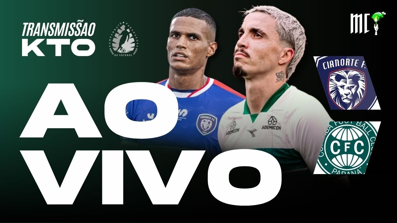 AO VIVO CIANORTE X CORITIBA | TRANSMISSÃO KTO MEU CORITIBA