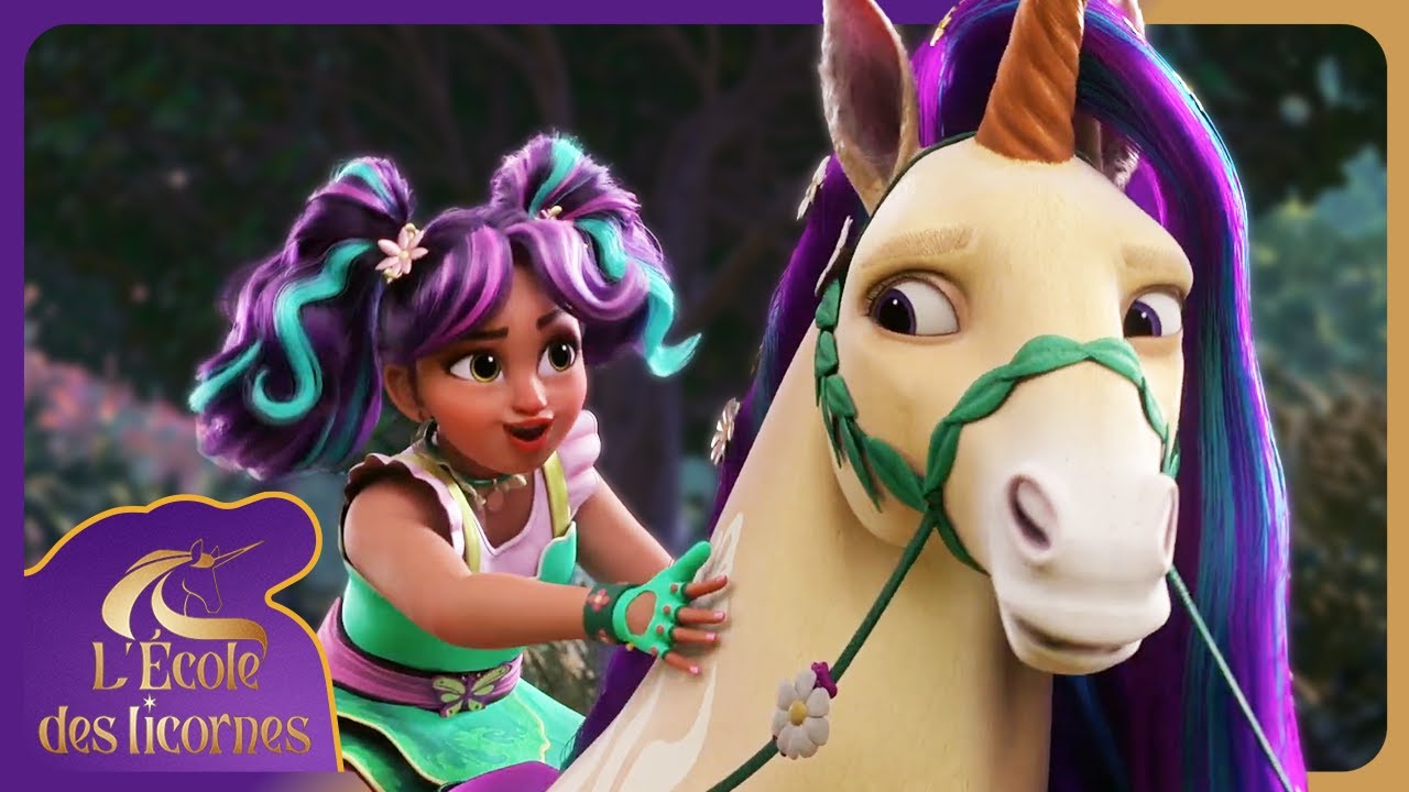 Ava est très fière de sa licorne. | L'école des Licornes | Dessins animés pour enfants