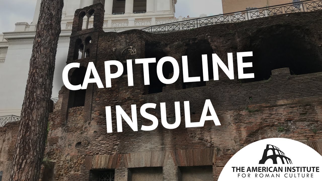 Capitoline Insula - best preserved apartment building from Ancient Rome