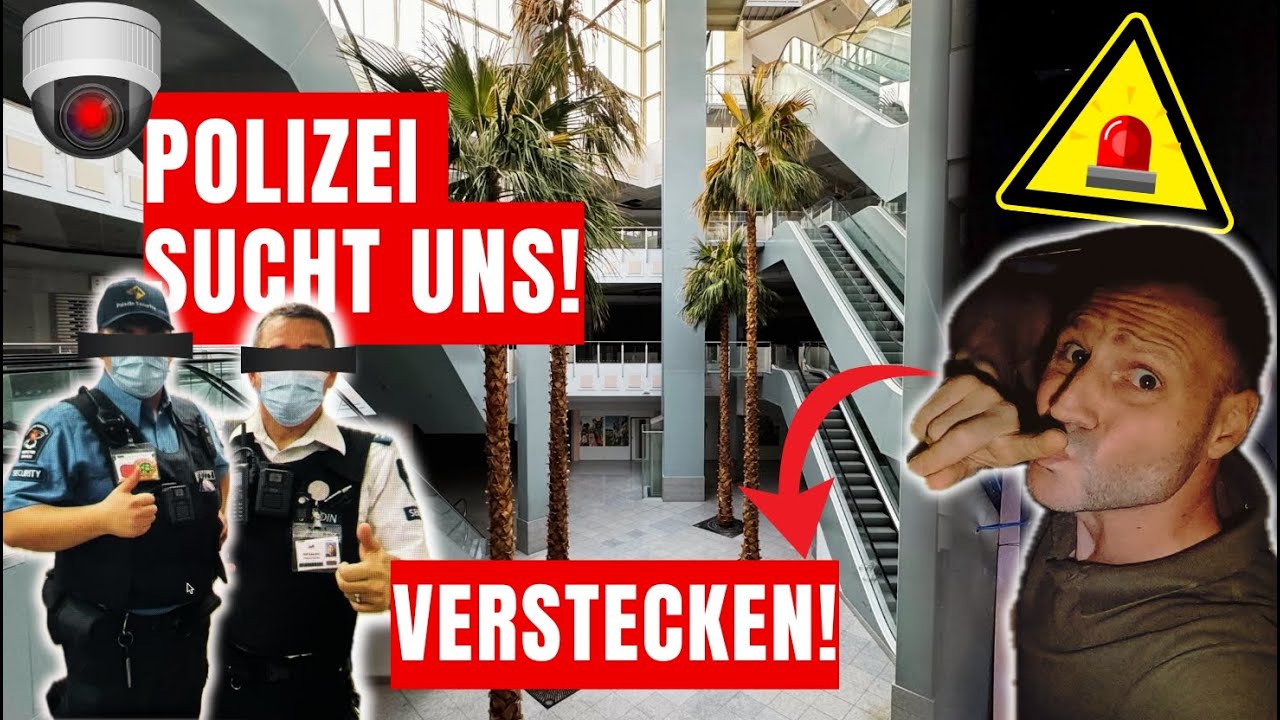 LOSTPLACE // POLIZEI👮&zwj;♀️SUCHT uns in VERLASSENEN EINKAUFSZENTRUM! WILDES KATZE und MAUS-SPIEL!😱