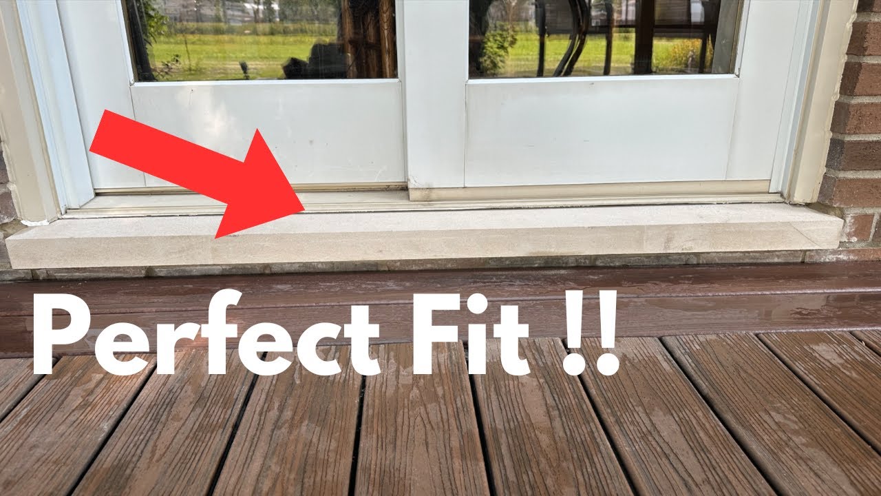 How to Replace a Limestone / Concrete Door Sill