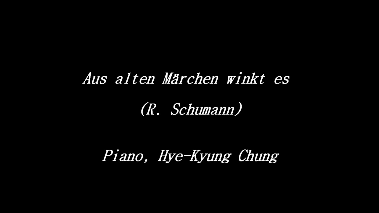 Aus alten Märchen winkt es (Dichterliebe, Op.48-15 _ R. Schumann)