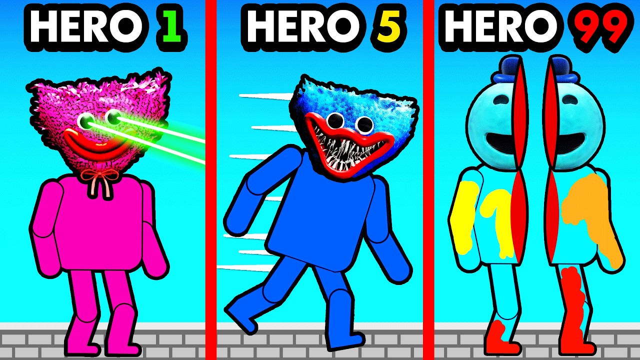 Upgrading POPPY PLAYTIME SUPER HEROES