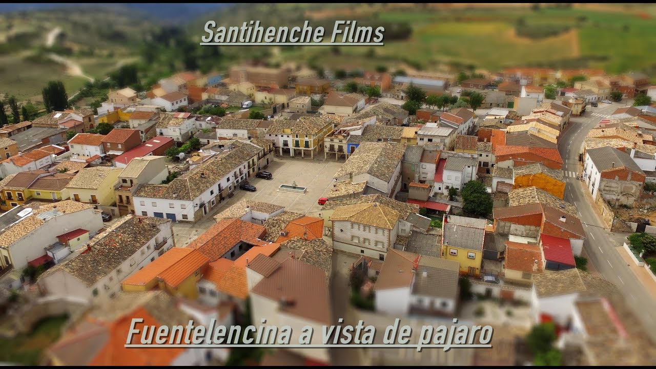 Fuentelencina a vista de pájaro,DJI Phantom 3