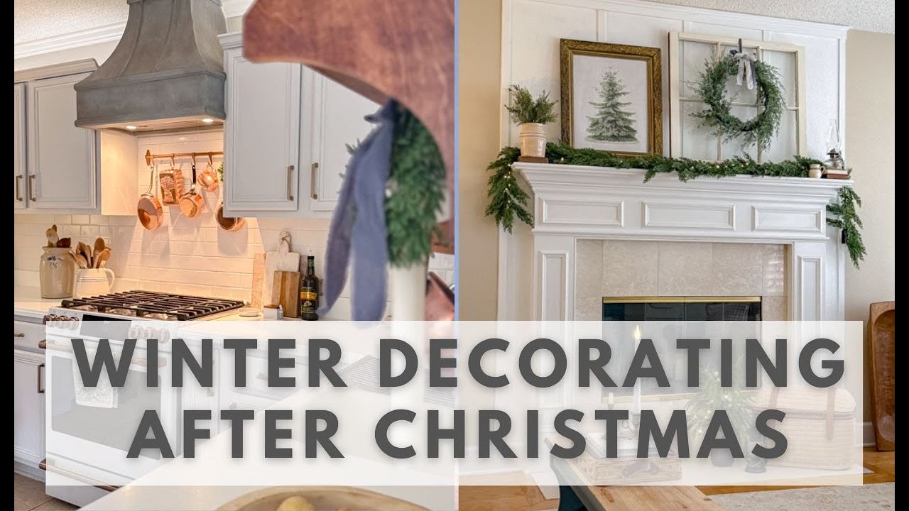 WINTER DECORATING AFTER CHRISTMAS ❄️ Keeping the Cozy, Letting Go of the Rest
