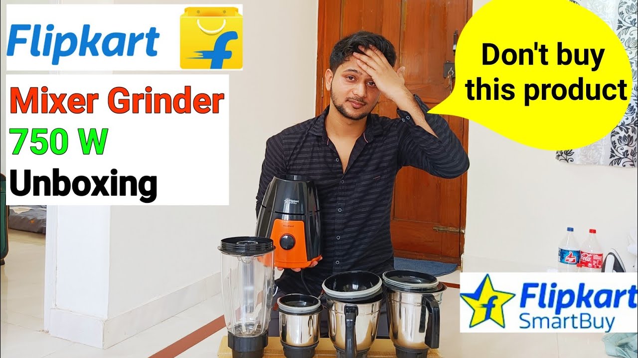 Flipkart SmartBuy Mixer Grinder Unboxing