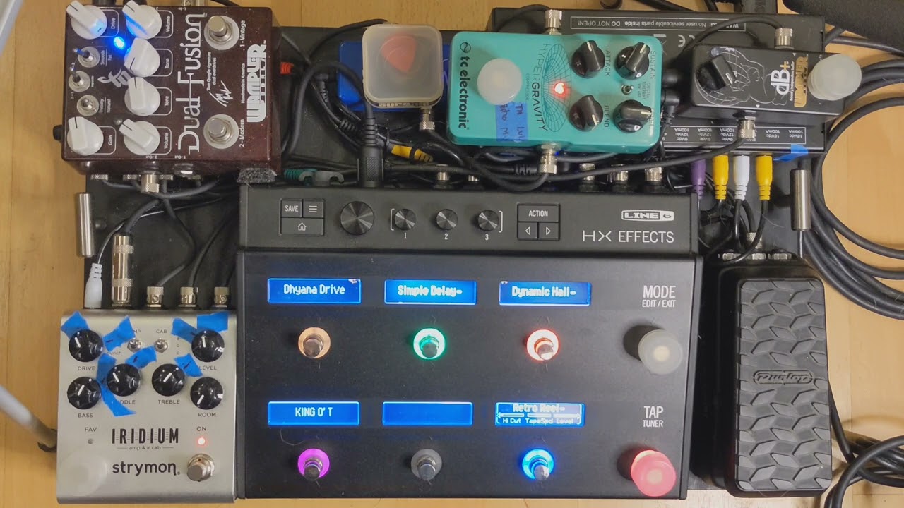 Line 6 HX Effects and Strymon Iridium | Retro Reel Tape Effect Stereo (Demo Lo-Fi?)