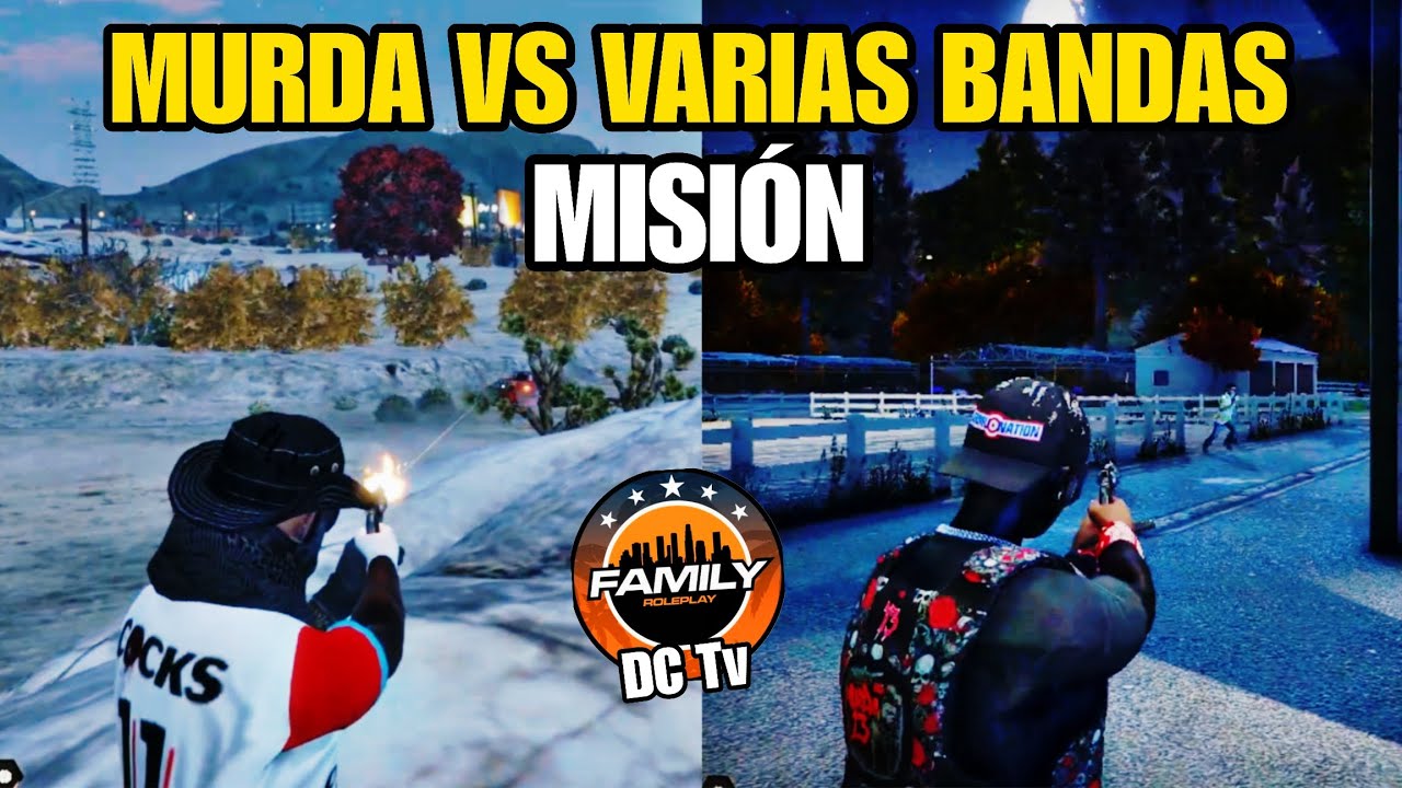 MURDA vs VARIAS BANDAS TIROTEO, MISIÓN CAMIÓN (PERSPECTIVA BLITZ) FAMILY RP 