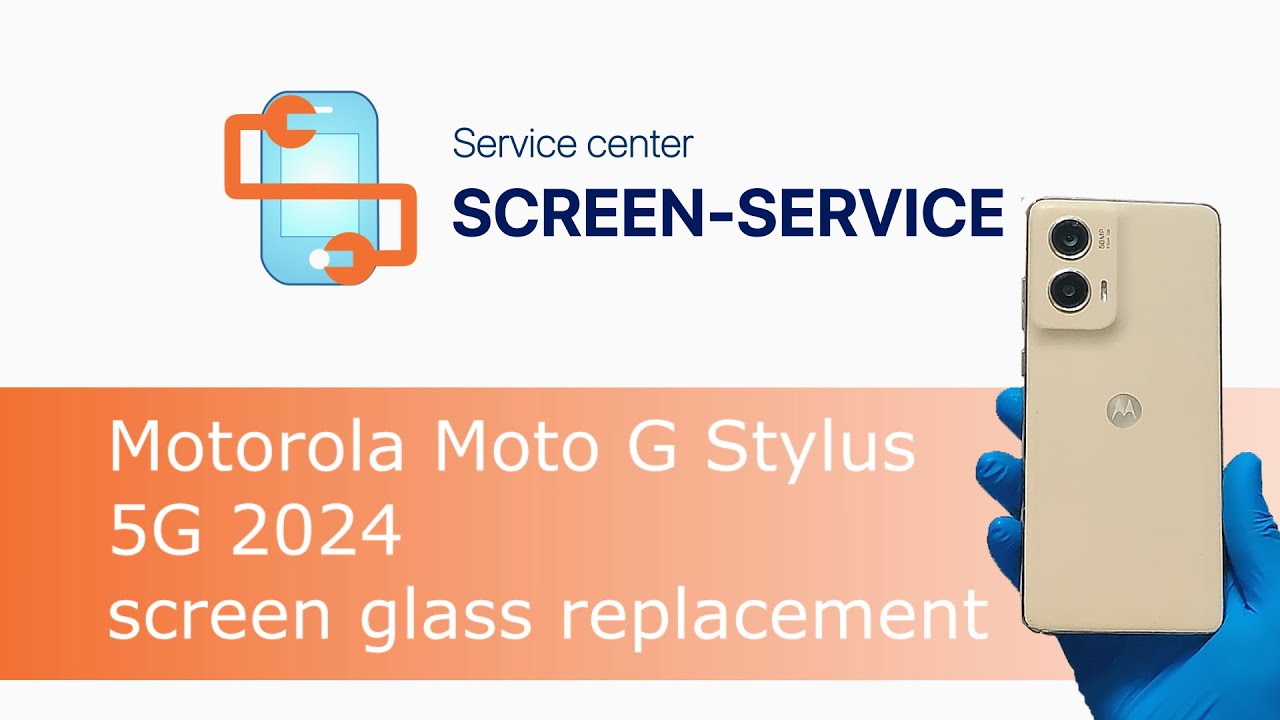 Motorola Moto G Stylus 5G 2024 screen glass replacement