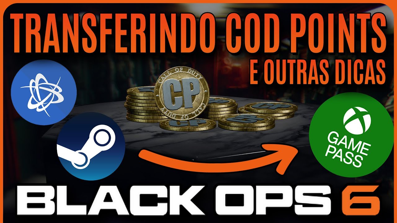 Como TRANSFERIR CoD Points entre PLATAFORMAS!! E outras Dicas da SEASON 1 do BO6!!