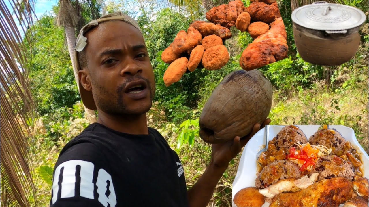 Cooking My Sunday Dinner w What I Found From The Bush Real Jamaican Style