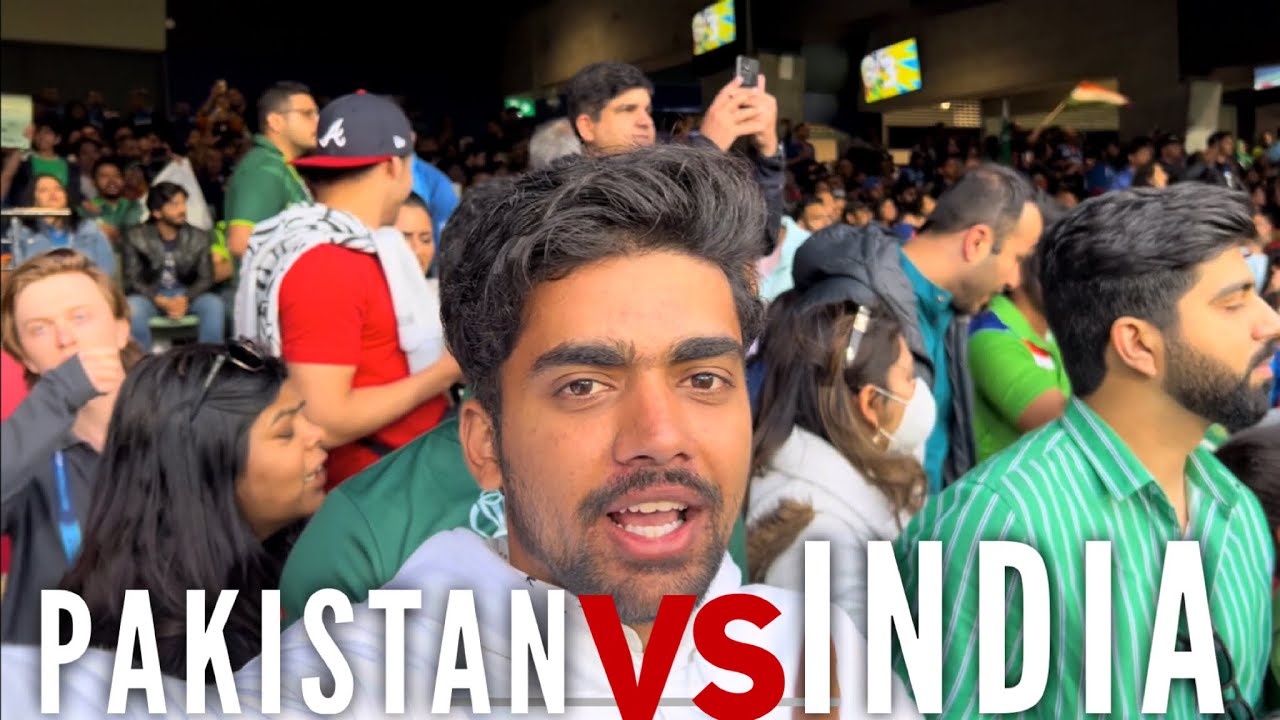 PAK VS INDIA | CRAZIEST CROWD EVER IN MELBOURNE STADIUM