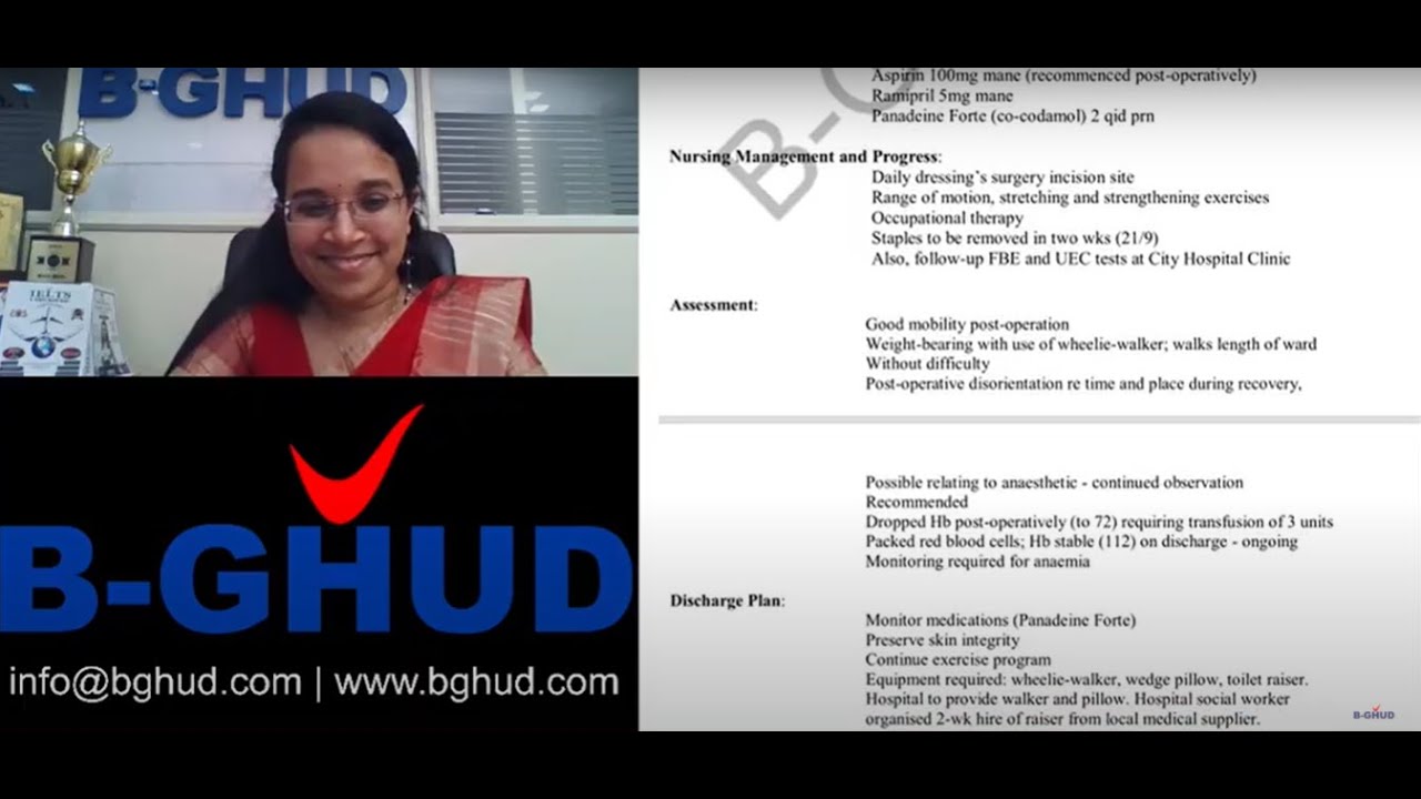 B-GHUD OET WRITING LIVE #2 -Sample Letter Explanation