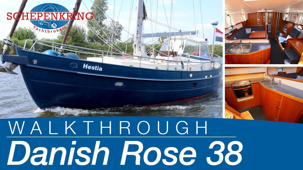 Colin Archer, Danish Rose 38, for sale | Yacht Walkthrough | @ Schepenkring Lelystad | 4K