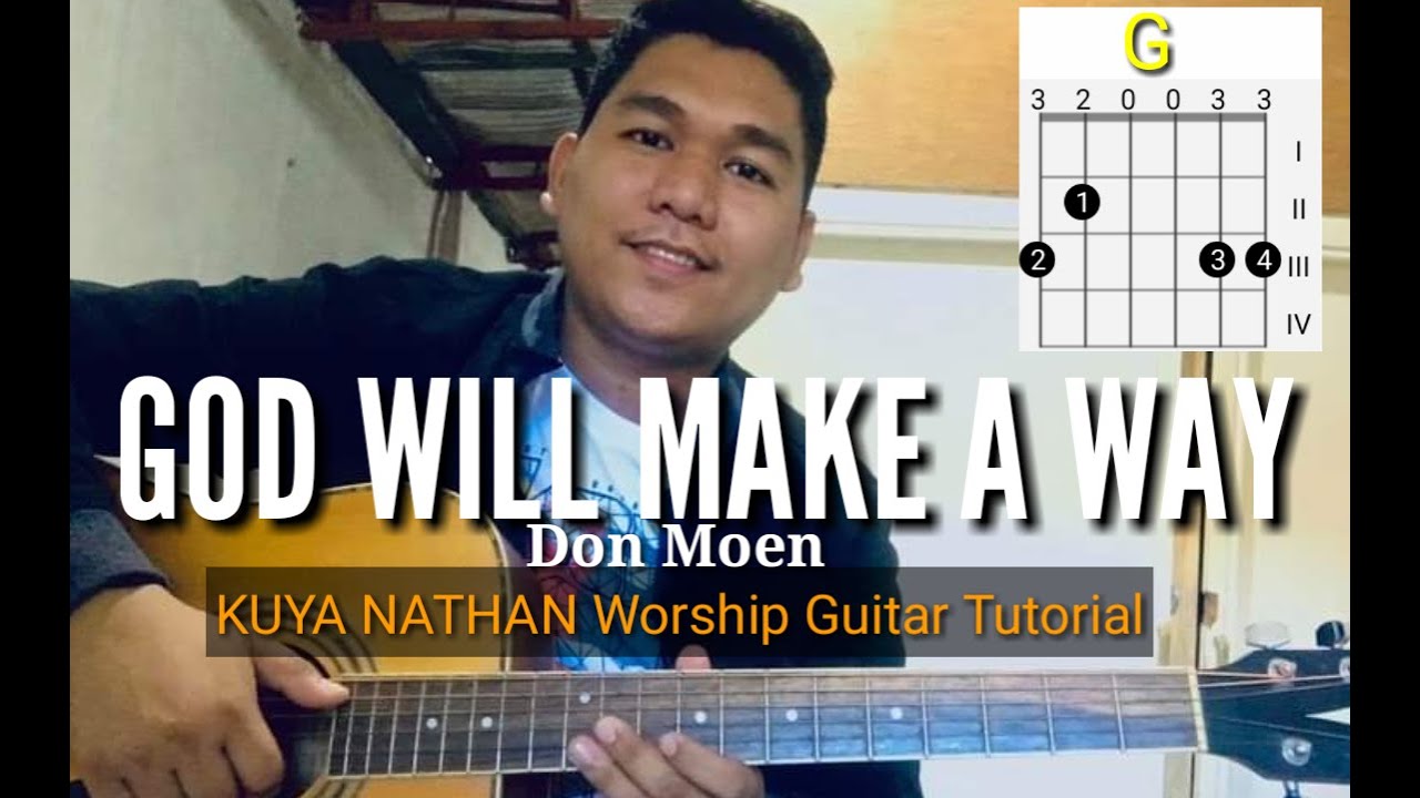 GOD WILL MAKE A WAY - Don Moen (Worship Guitar Tutorial)