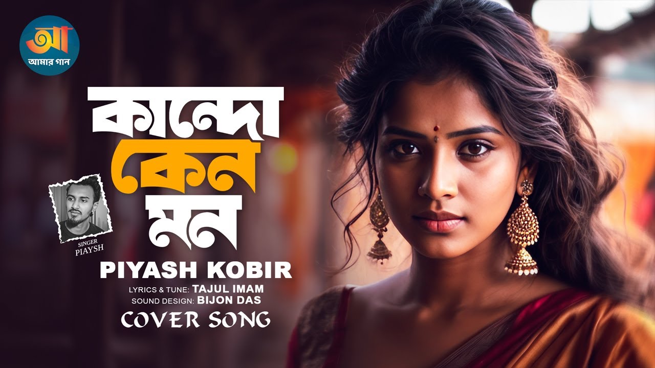 কান্দো কেন মন | Kando Keno Mon| Piaysh Kobir | Lyrical Video | Bangla Folk Song 2025