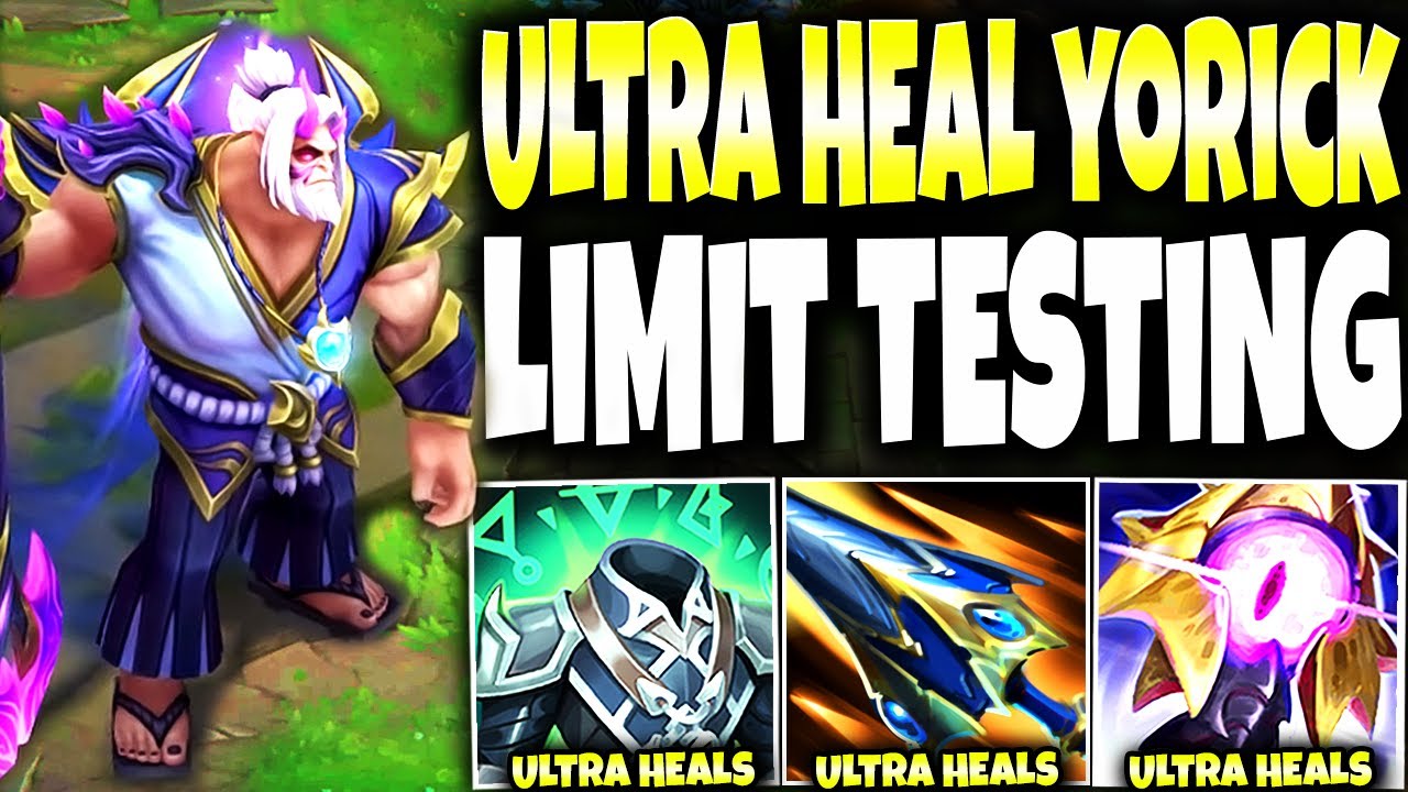 Testing the Limits of ULTRA HEAL YORICK SEASON 14 Build Guide (5x Heals) | LoL Yorick s14 Gameplay