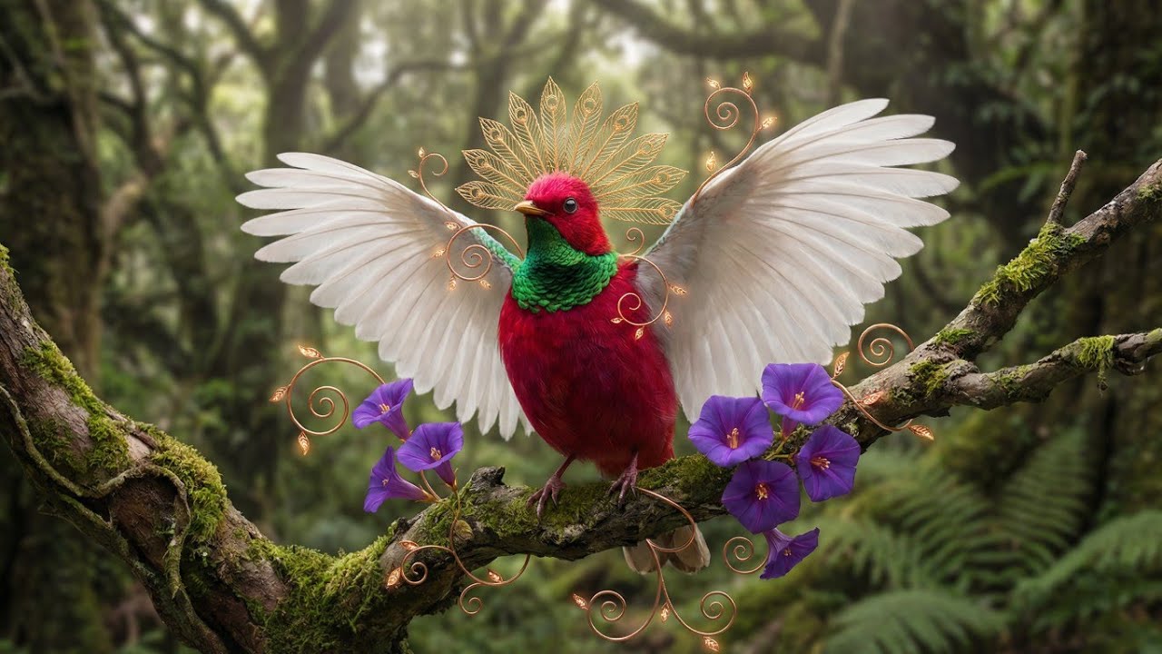 ALL IN ONE | The Most Mysterious Fantasy Bird Ever Seen 🕊️ | Ultra Realistic 4K Nature Relaxation