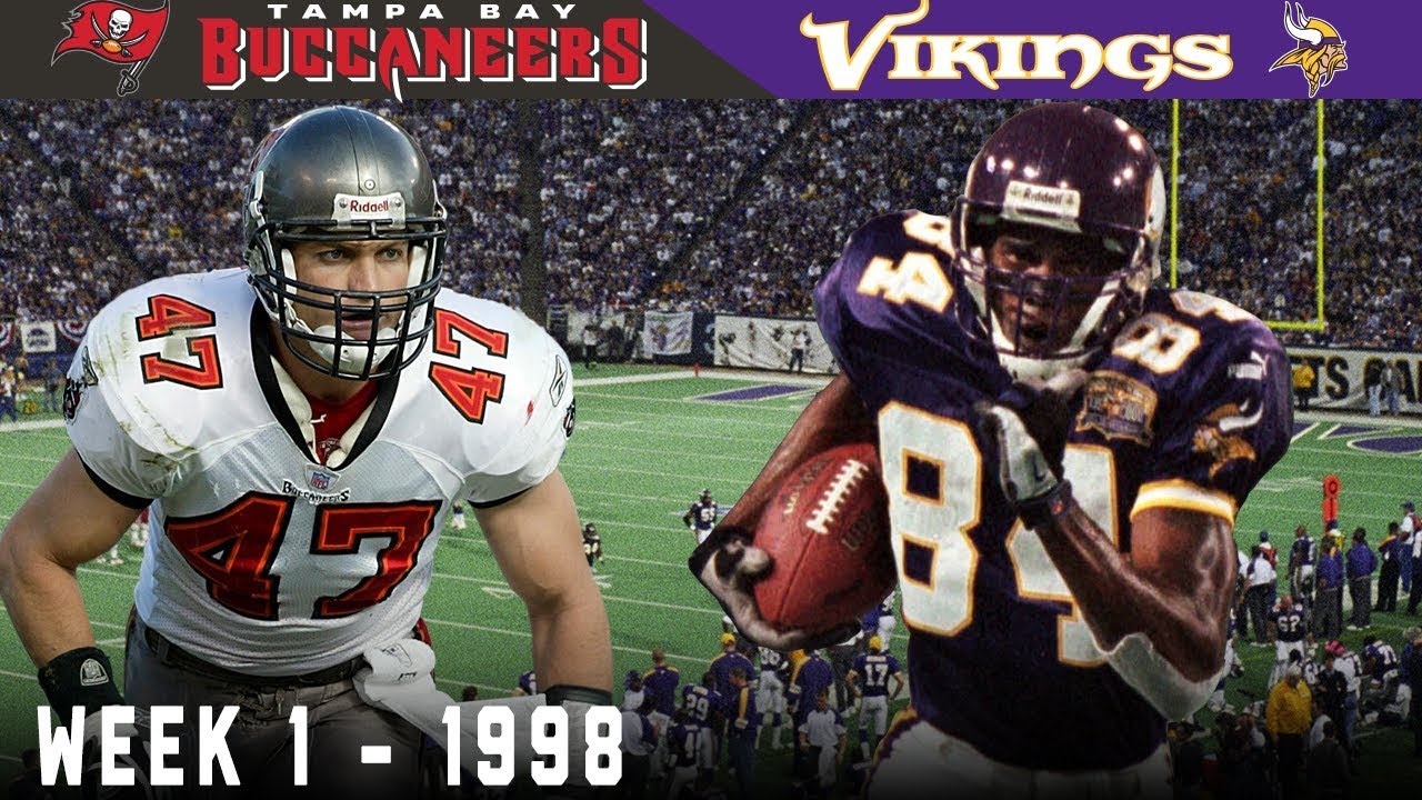 Randy Moss' FIRST Game! (Buccaneers vs. Vikings, 1998)