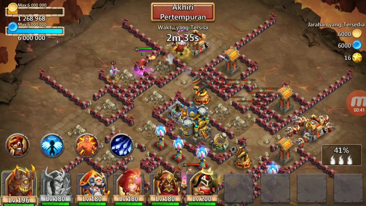 Only Skull Knight With bodyguard Dungeons Castle Clash