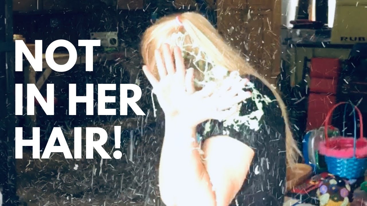 Wife scare Birthday slime attack