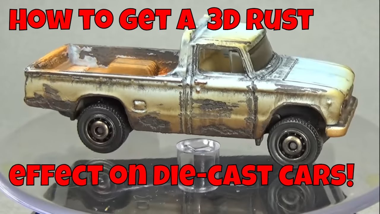How to get a Multi-Layered 3D Weathered Effect for your Die Cast Customs