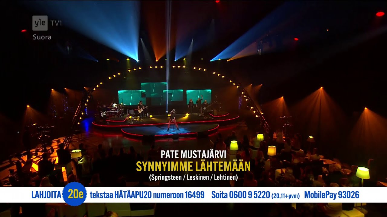 Pate Mustaj&auml;rvi - Synnyimme L&auml;htem&auml;&auml;n (LIVE @ Apua Ukrainaan 2)