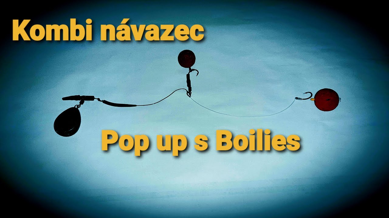 Návazce na boilies #2 - kombi návazec  / Pop up s Boilies