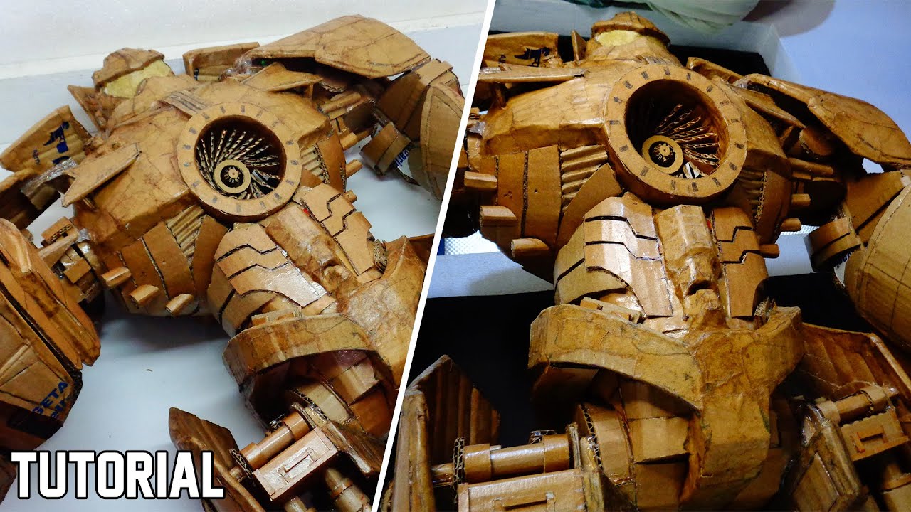 Cómo hacer a GIPSY DANGER de CARTON | PACIFIC RIM DIY | TUTORIAL PASO A PASO