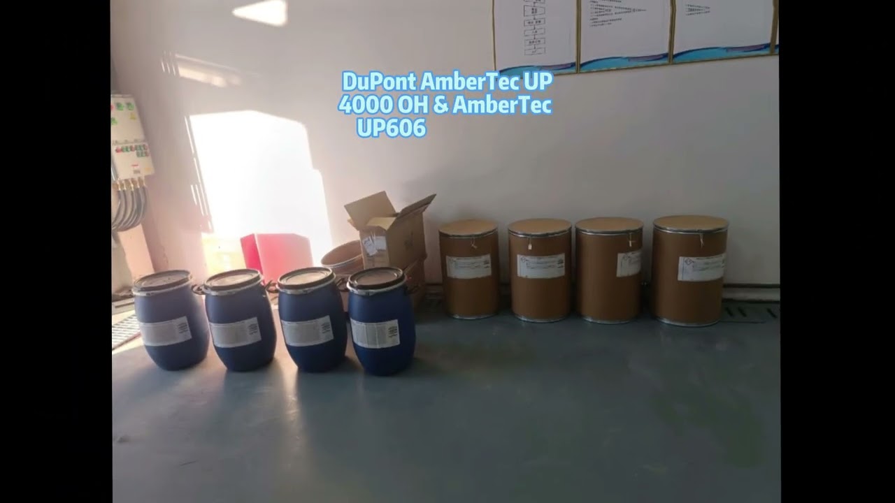 DuPont AmberTec UP4000 OH & AmberTec UP6060 HOH ion exchange resin shipped to Harbin