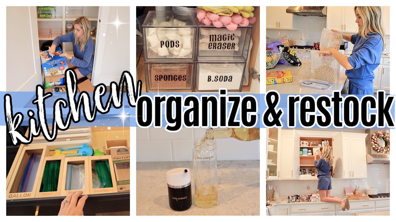 *NEW* EXTREME KITCHEN ORGANIZATION & RESTOCK / PANTRY RESTOCK & ORGANIZE TIFFANI BEASTON HOMEMAKING
