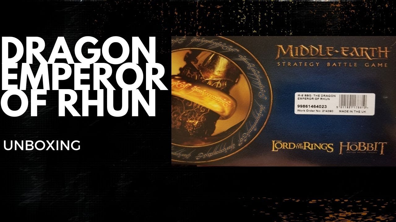 Middle-Earth SBG - DRAGON EMPEROR OF RHUN Unboxing