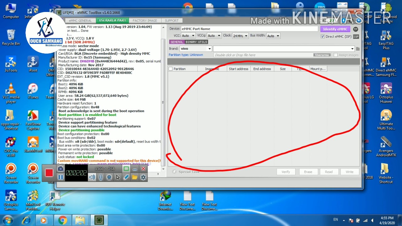 How to write partition​ with UFi Box