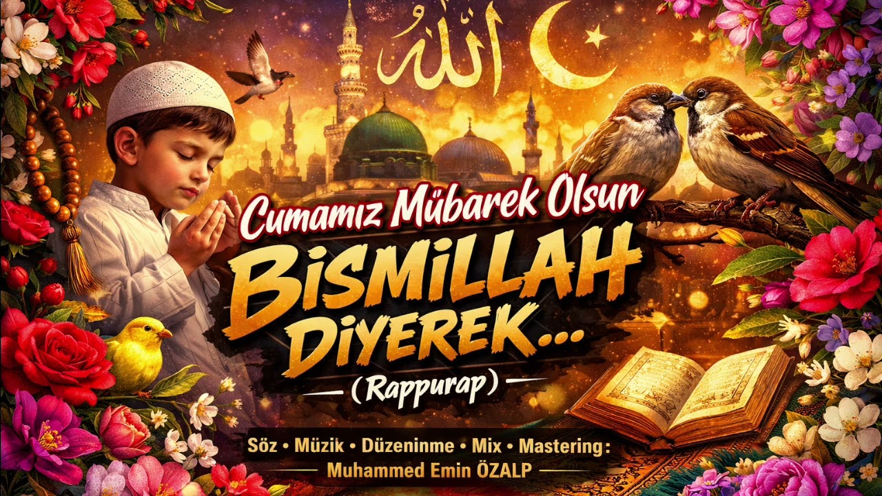 BİSMİLLAH DİYEREK... “Söz • Müzik • Düzenleme • Mix • Mastering: Muhammed Emin ÖZALP”