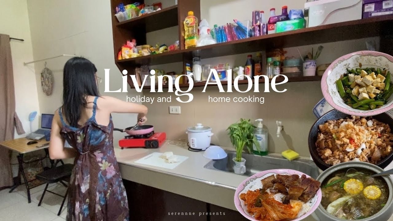 Living Alone in the Philippines: Holiday and Home Cooking 🍰🍲