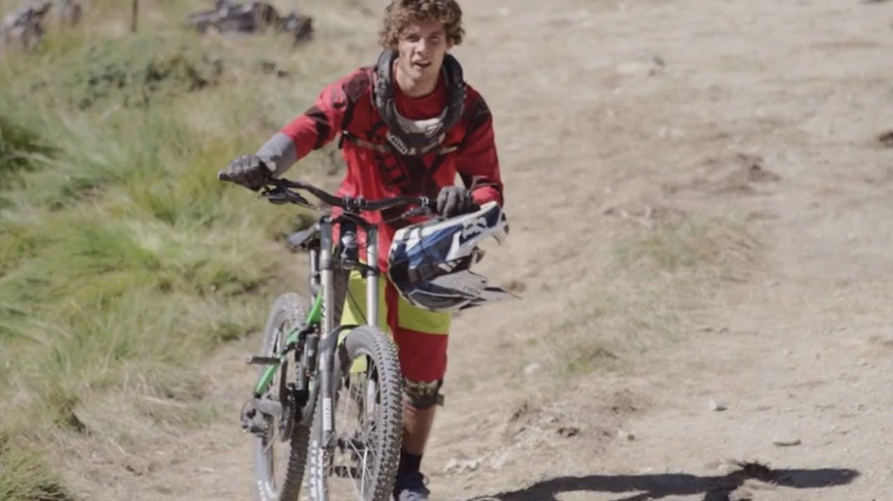 NINE KNIGHTS MTB 2013 | First ever double backflip on a downhill bike by Antoine Bizet
