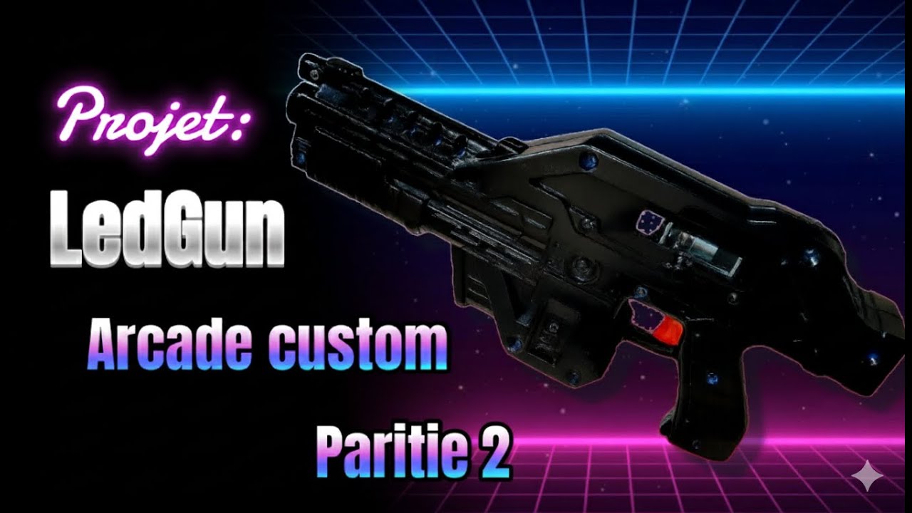 Projet LedGun partie 2 : Modification lightgun Arcade sur support
