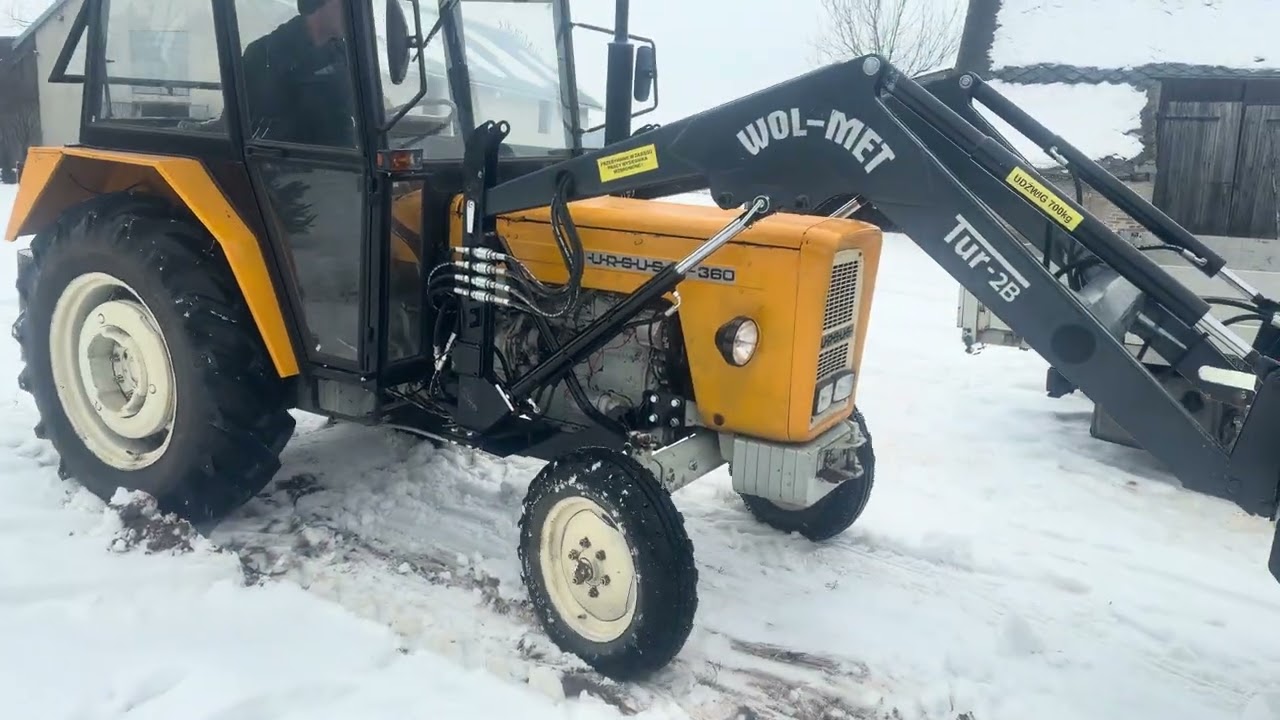 Ładowacz czołowy Tur 2B WOL-MET 700kg URSUS C360