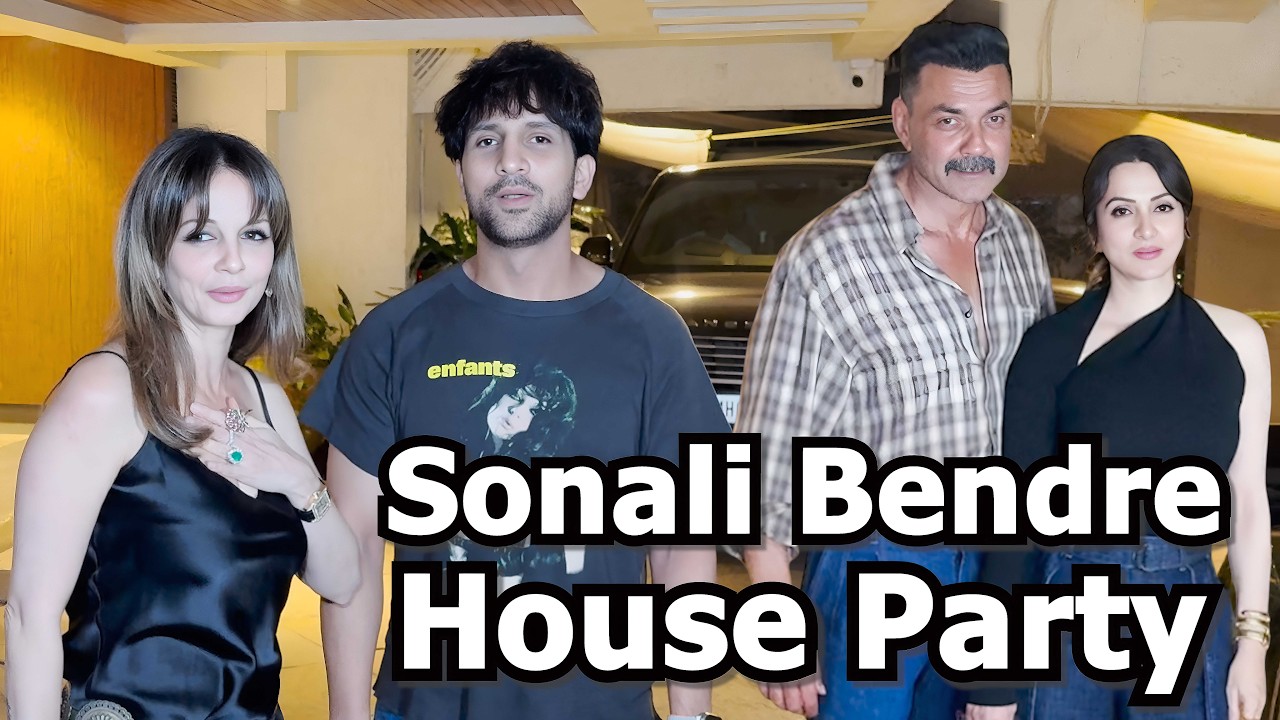Sonali Bendre Glam House Party 🥂 | Bobby Deol With Tanya, Sussanne Khan With BF Arslan